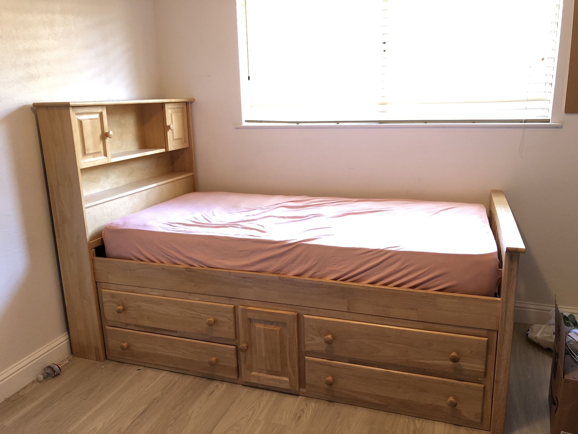 Captain’s Bed - twin size, solid wood