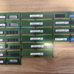 DDR4 RAM Lot – SK Hynix / Samsung / Crucial / Micron – 8GB & 16GB Modules – Server & Desktop Memory
