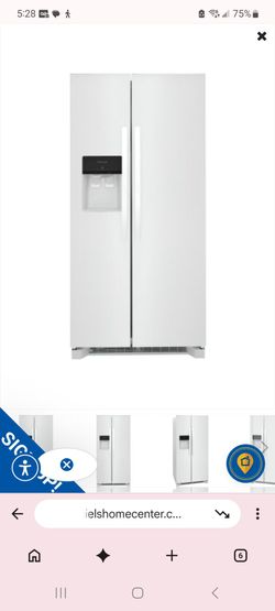 31.5 in. 18 cu. ft. Counter-Depth French Door Refrigerator in White