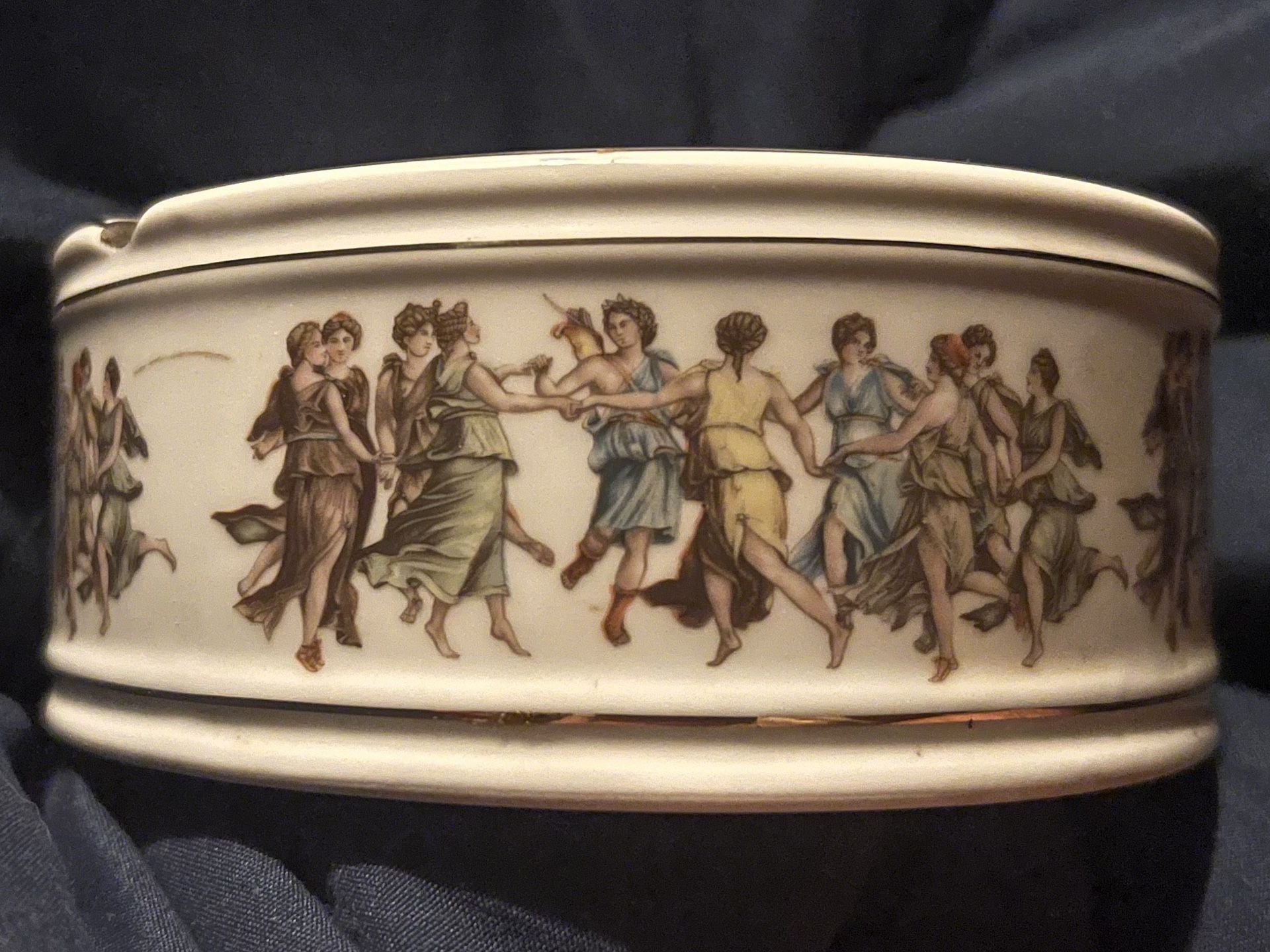 Vintage Japanese Colibri Porcelain Ashtray