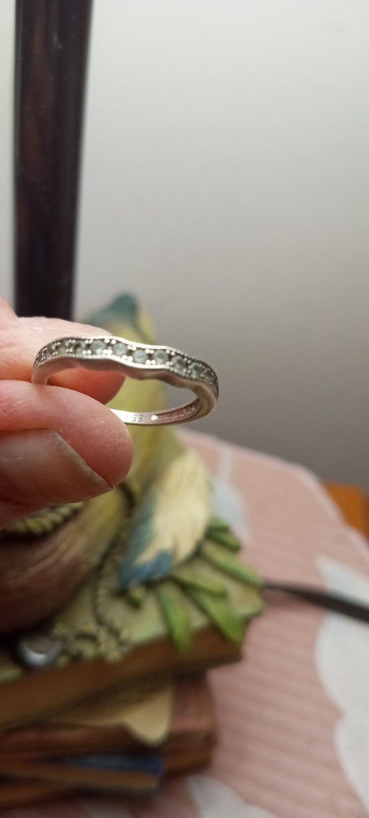 Sz7 Sterling Silver Designer Ring