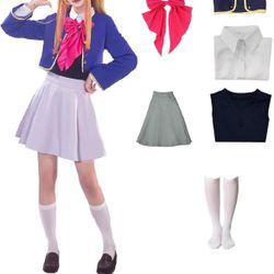 Anime Cosplay JK Uniform Blue Costume School Uniform Suit Women Halloween 