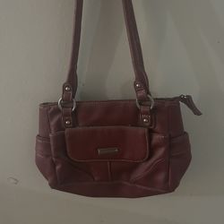 red small purse