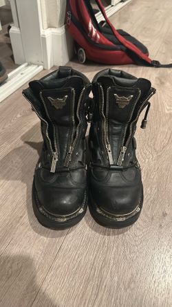 Men’s Vintage Harley Davidson Biker Boots