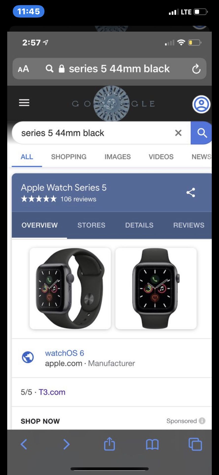 Sprint Apple Watch 5 no box must go 300$ this weekend only