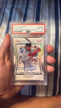 Flawless Juan Soto PSA Auto Card /15