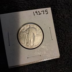 Silver RARE Standing Liberty 1927s And 1927d Quarters 