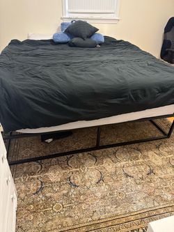 Sealy Posturepedic King Size Bed/Mattress and Frame