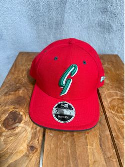 New Era 9FIFTY Snapback Cap Red Green Logo Adjustable Hat MLB Baseball