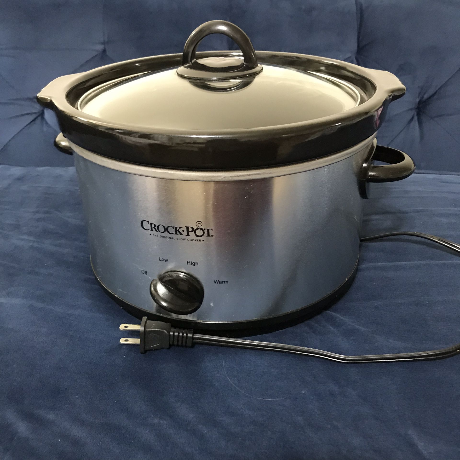 Crock-Pot The Original Slow Cooker, 5-Quart, Stainless Steel (SCR500-SP) 