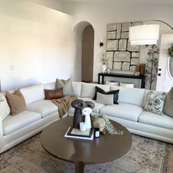 Maiden Home Cream Sectional Sofa