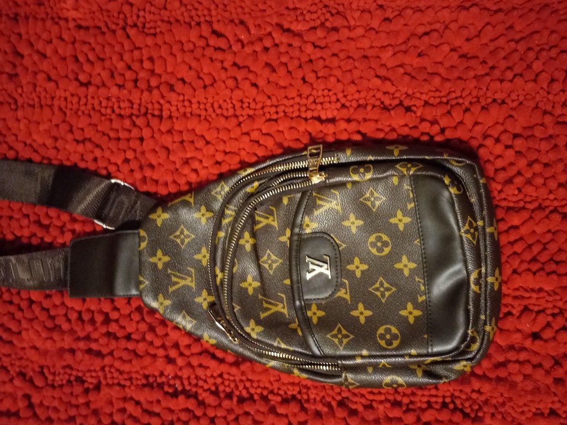 Brown Louis Vuitton Paris Manbag