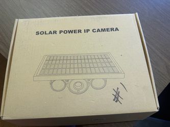 Solar Powered Security Camera