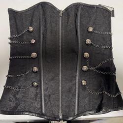 Gothic Corset with Chains – New w/ Tag – Size M