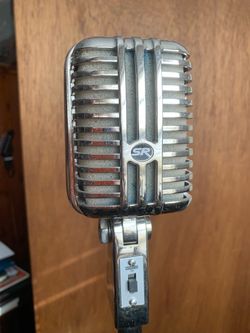 Stage Right  “Memphis Blue”  Retro-Style Dynamic Microphone
