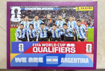 FIFA WORLD CUP 2026 PANINI ARG 13 PURPLE BORDER