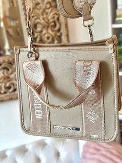 **NEW** Steve Madden satchel—taupe