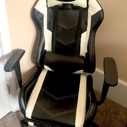 Barely Used Extra Desk Chair With Footrest