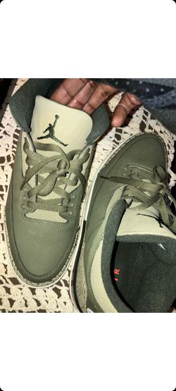 Olive green retro 3s