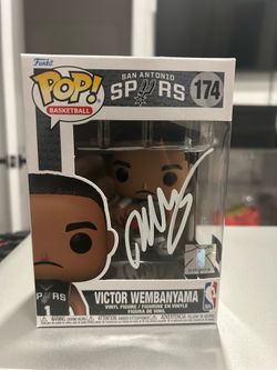 Victor Wembanyama signed Funko Pop