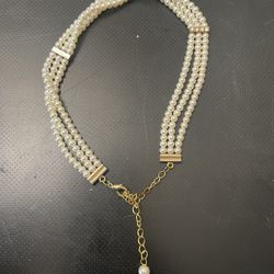 Pearl Choker Costume Jewelry 