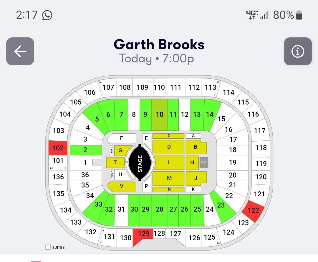 Garth Brooks Tickets South Bend 5/7