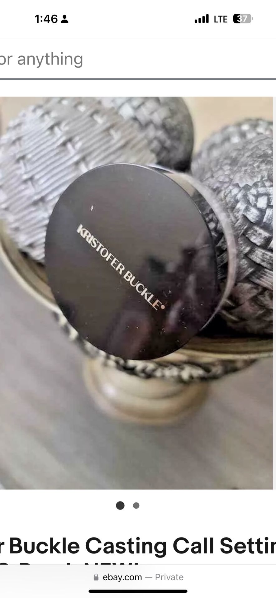 • Kristofer Buckle Translucent Loose Setting Powder