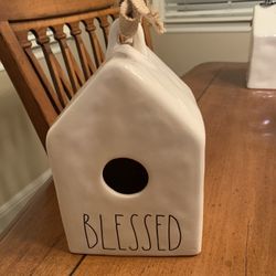 Rae Dunn Blessed Birdhouse
