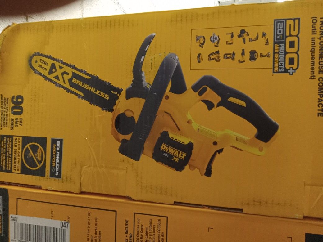 Dewalt 20v Xr Chainsaw Tool Only 12 In