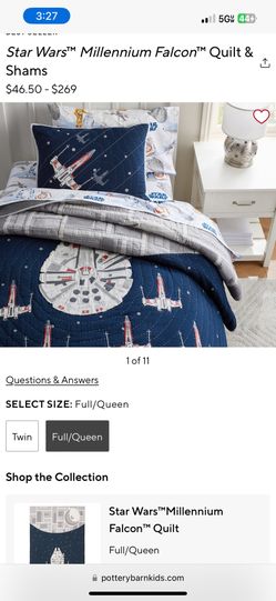 Like New pottery barn, Star Wars bedspread