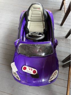 Kids Ride On Car Purple Mercedes
