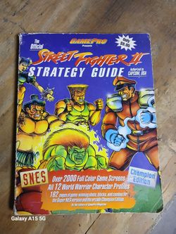 GamePro Official Street Fighter II Strategy Guide SNES