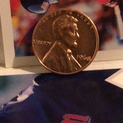 1968 Lincoln One Cent Penny 