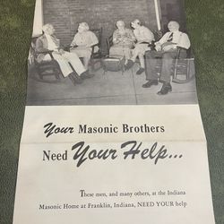 vintage Indiana Masonic Home Ad