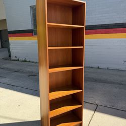 Vintage Mid-Century Modern Teak Bookcase