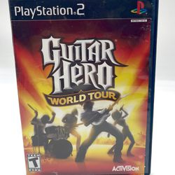 Guitar Hero World Tour Sony PlayStation 2 PS2 Complete W Manual Video Game 