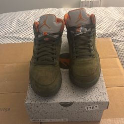 Air Jordan 5 Retro Army Olive Colorway