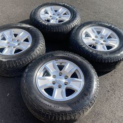 Factory 17” Chevy Gm 6 Lug Rims & Tires