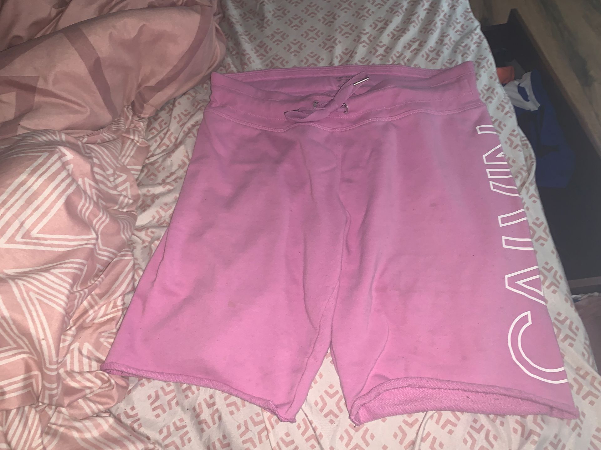Pink Calvin clone shorts