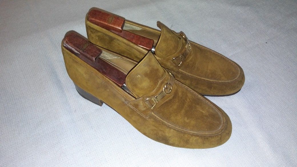 Vintage Gucci Suede Shoes
