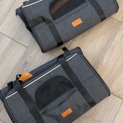 Pet Travel Bag Pair