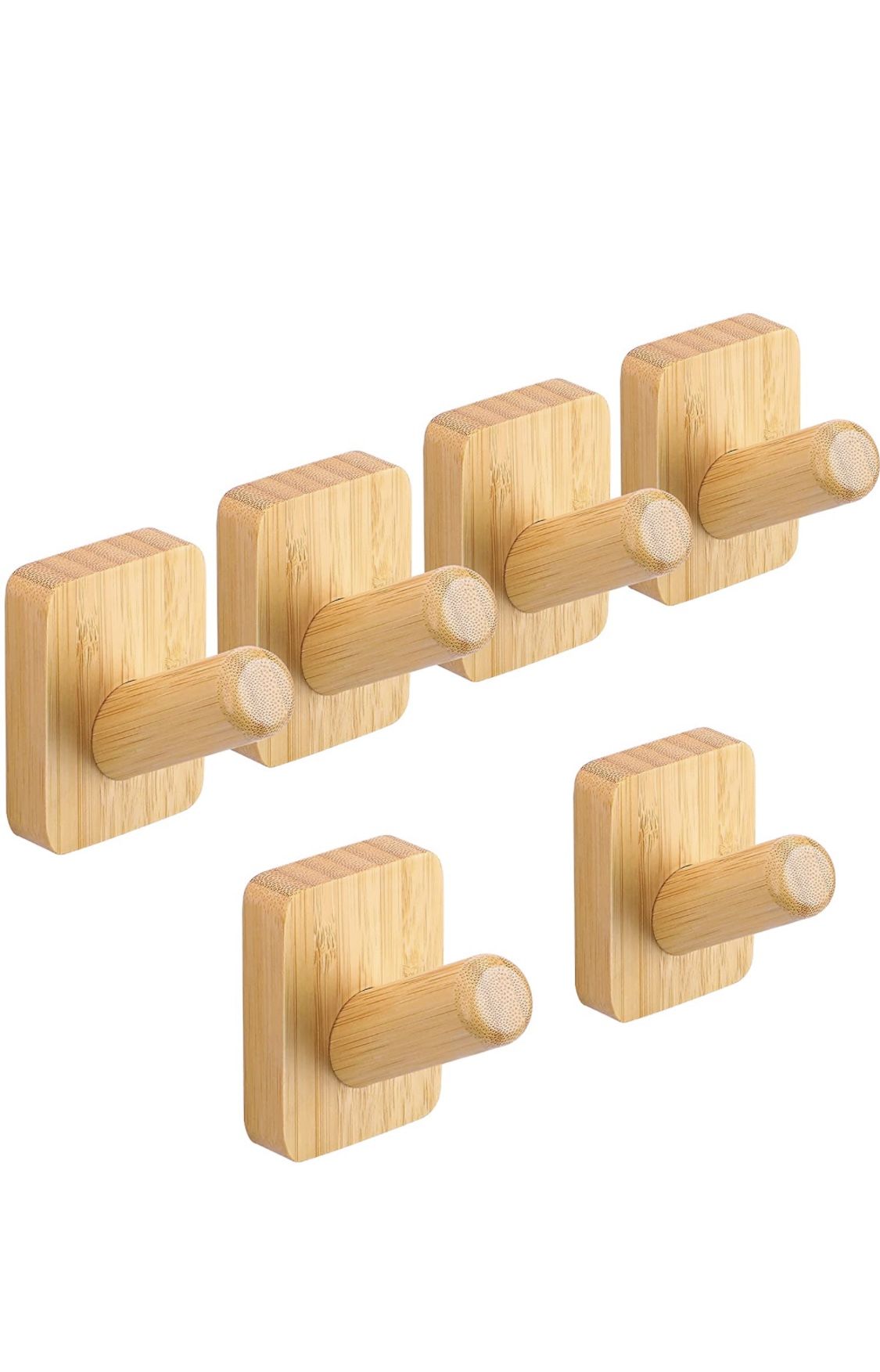 Ganchos De Pared Para Colgar (6 Pack)/Wood Wall Hooks Coat Hooks, 6 Pack