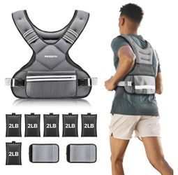 Vest with adjustable weight 10 pounds /