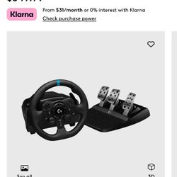 G923 Racing Wheel And Pedals