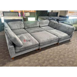 Corduroy Modular Sectional Sofa  - Limited Time Offer 