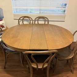 Table And 5 Chairs 