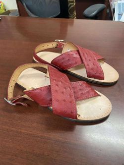 Huaraches de piel exotica original