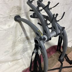 Saris Bones 3 Bike Trunk Mount Bicycle Carrier Rack Gray