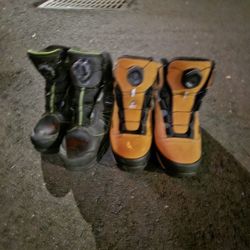 Refrigiwear hiker/work boots. Black pair and brown. Size 7. Make offer for 1 or both. 