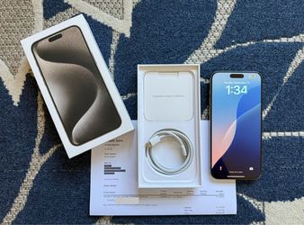 iPhone 15 Pro Max - Unlocked 256gb Natural Titanium